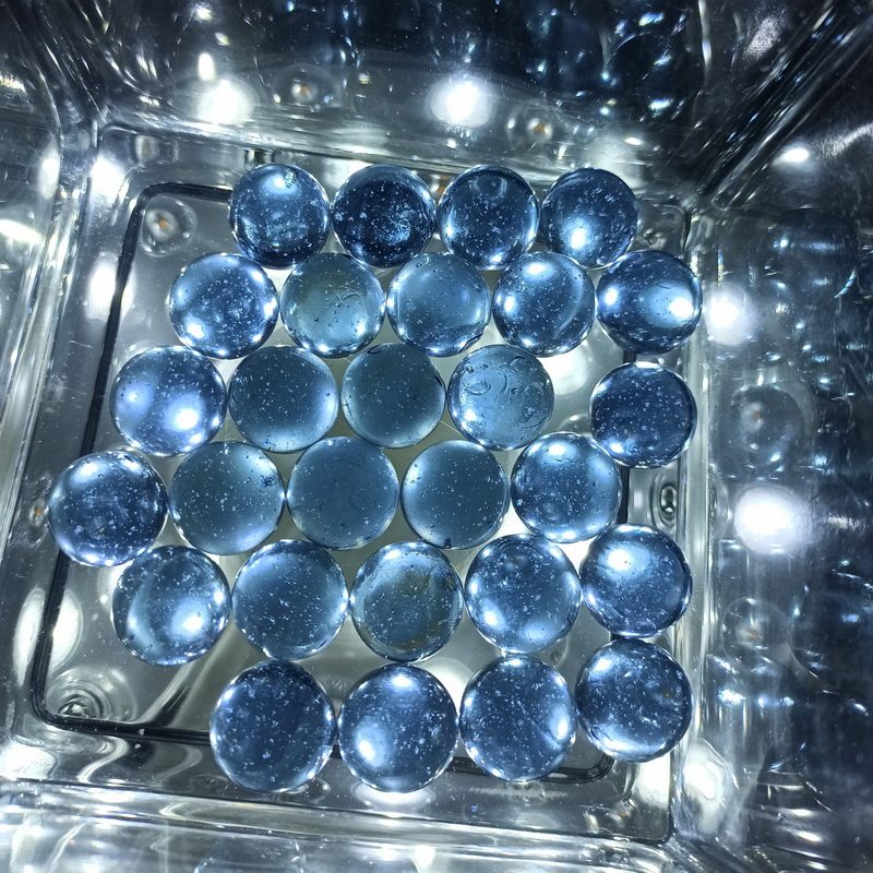Aquarium Marine Tank - كرات زجاجية ملونة 14/16/17 مم للمزهريات