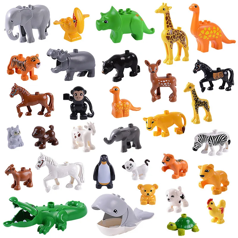 Marine Zoo - مكعبات بناء كبيرة حديقة حيوان الديناصور