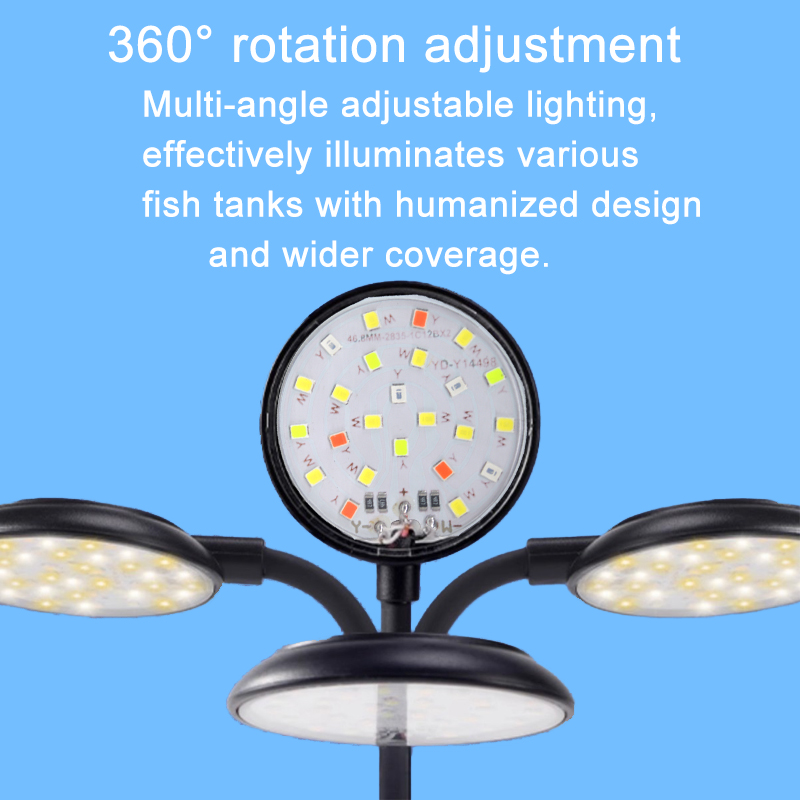 USB حوض السمك LED مصباح خزان ا - مراجعة Marine Aquarium Lamp وسعره