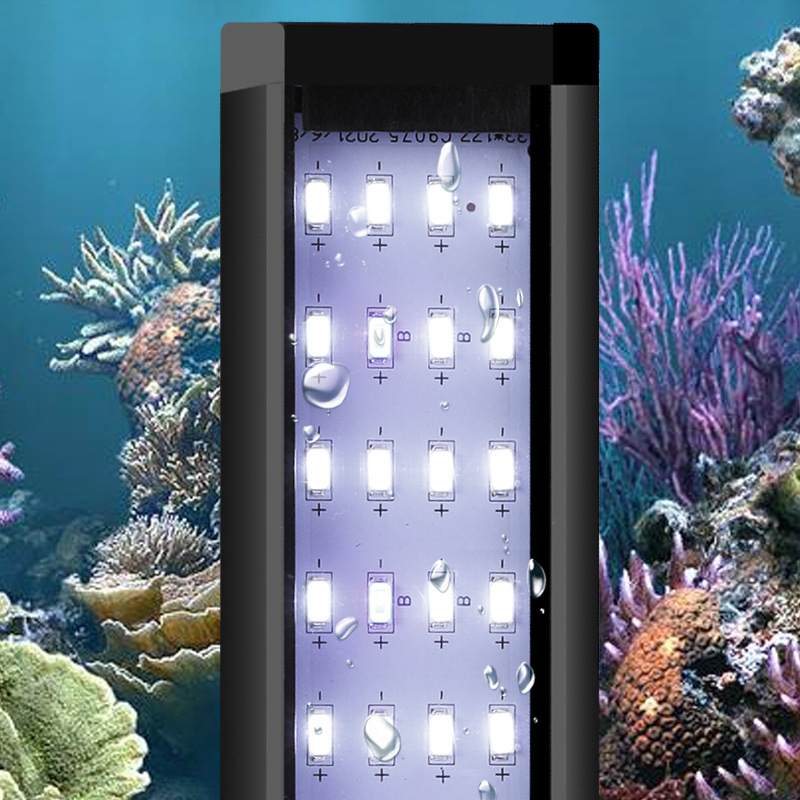 إضاءة LED احترافية لأحواض السم - مراجعة Marine Aquarium Lamp وسعره