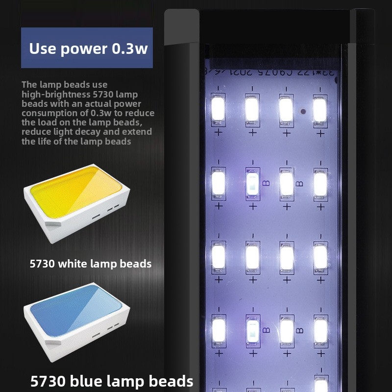 إضاءة LED احترافية لأحواض السم - مراجعة Marine Aquarium Lamp وسعره