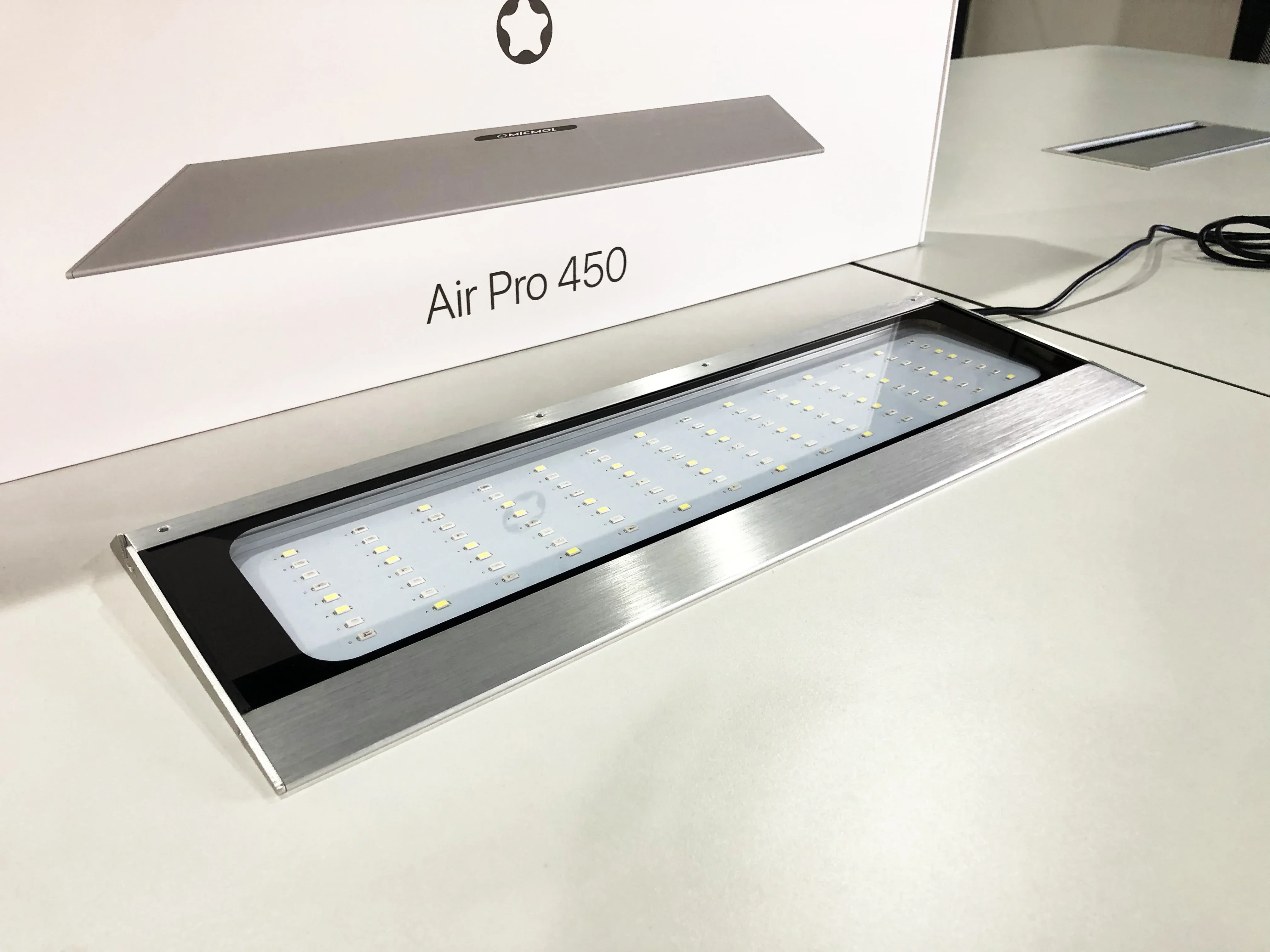 MICMOL جديد أكوا الهواء برو أر - مراجعة Marine Aquarium Lamp وسعره