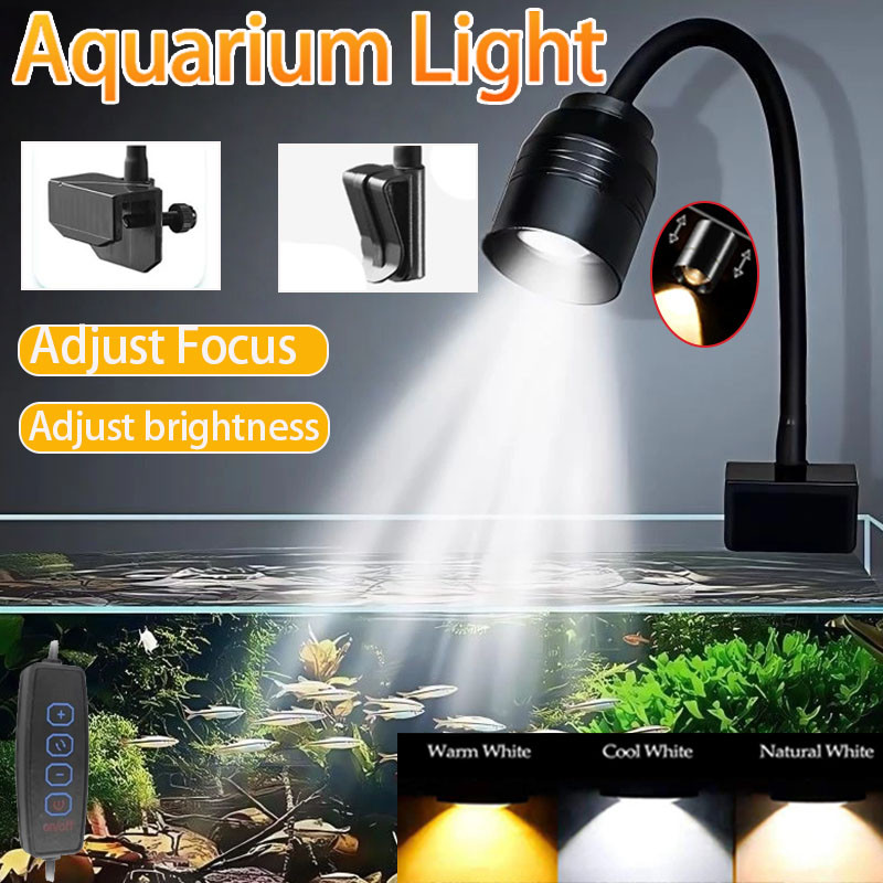 USB حوض السمك ضوء نباتات الإضا - مراجعة Marine Aquarium Lamp وسعره