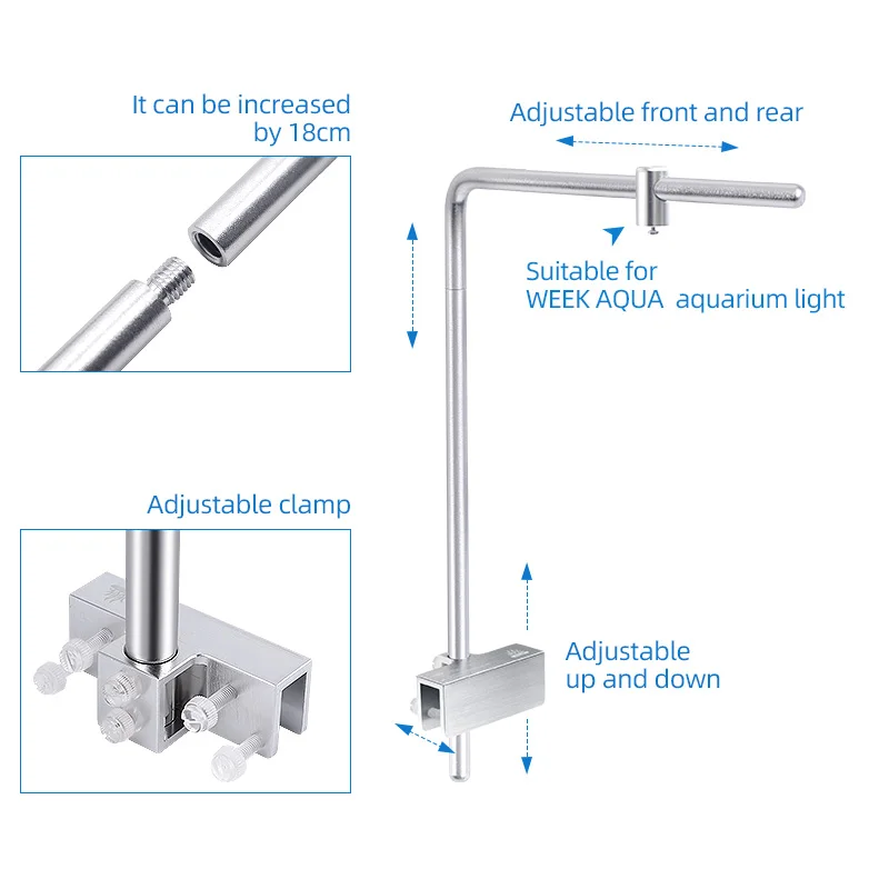 أسبوع أكوا ضوء حامل العالمي سب - مراجعة Marine Aquarium Lamp وسعره
